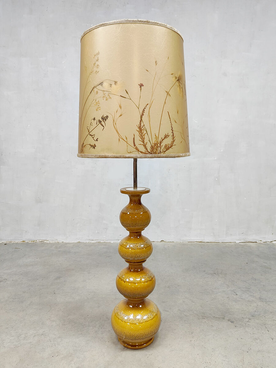 Vintage ceramic 'Bubble' floor lamp Kaiser Leuchten Kaiser Idell 'Nature'