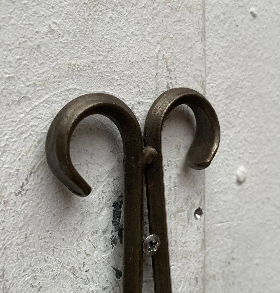 Vintage Swedish Wrought Iron Wall Candleholders from Ahrnebergs, Set of 2