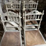Old carved wood chairs