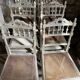 Old carved wood chairs