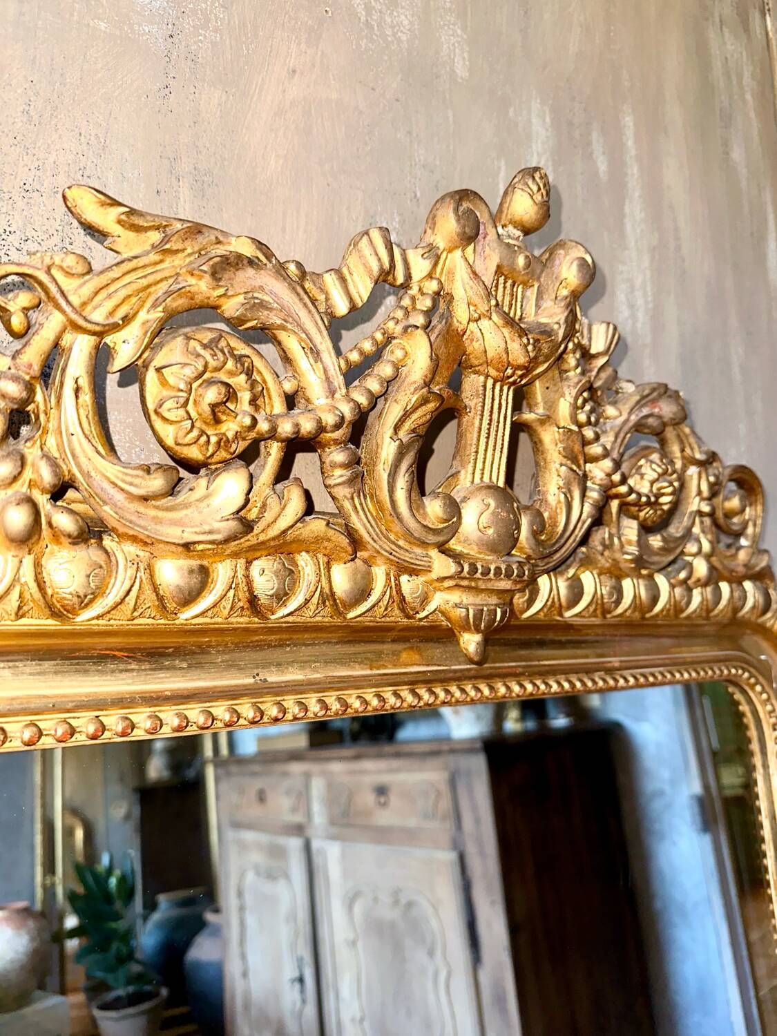 Antique Louis-Philippe 19th century mirror