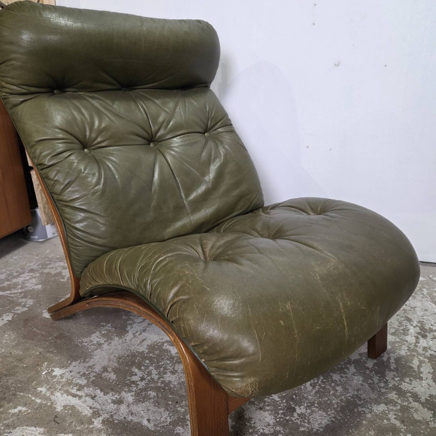 2x Rybo Rykken Ry-Wing chair vintage 1960s Scandinavian