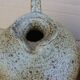 Pair of small antique stoneware oil jars
