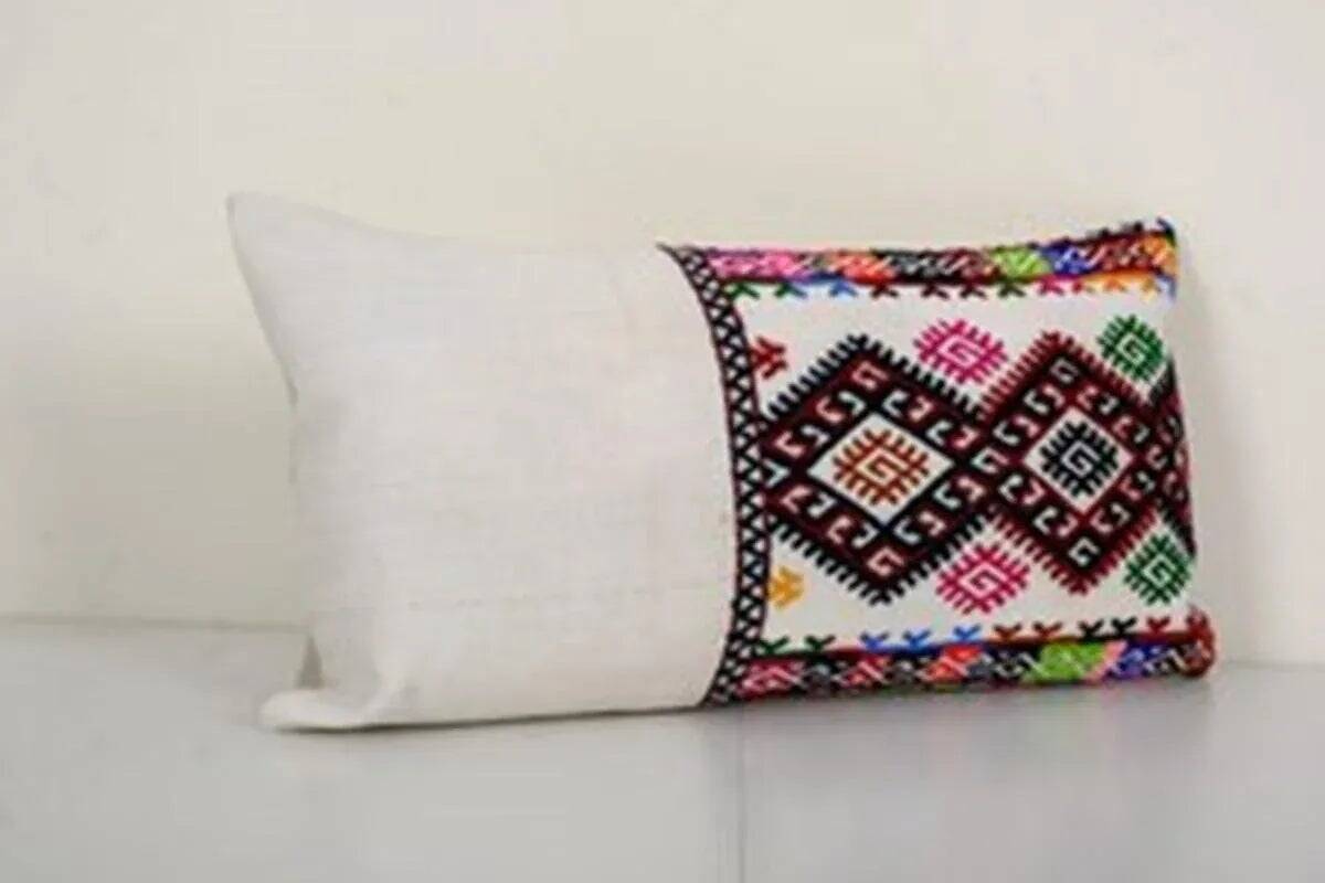 Vintage Turkish cushion cover 30x61 cm