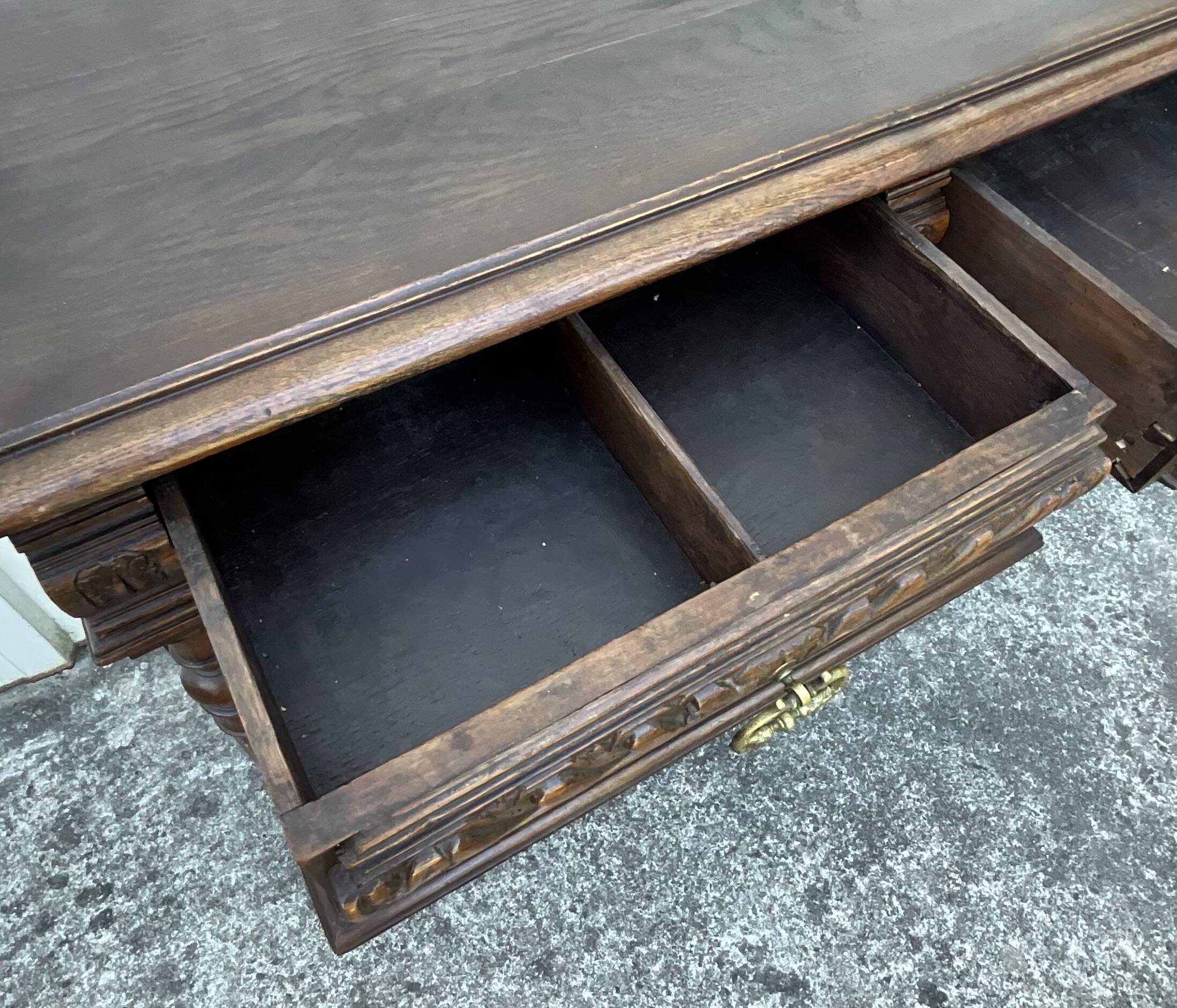 Solid Oak Storage Unit – Country Style, Late 19th Century