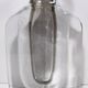 Transparent Sommerso Murano Glass Vase by Hora P with Rhomboid Base, 1980s