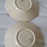 Flowery saucer cups