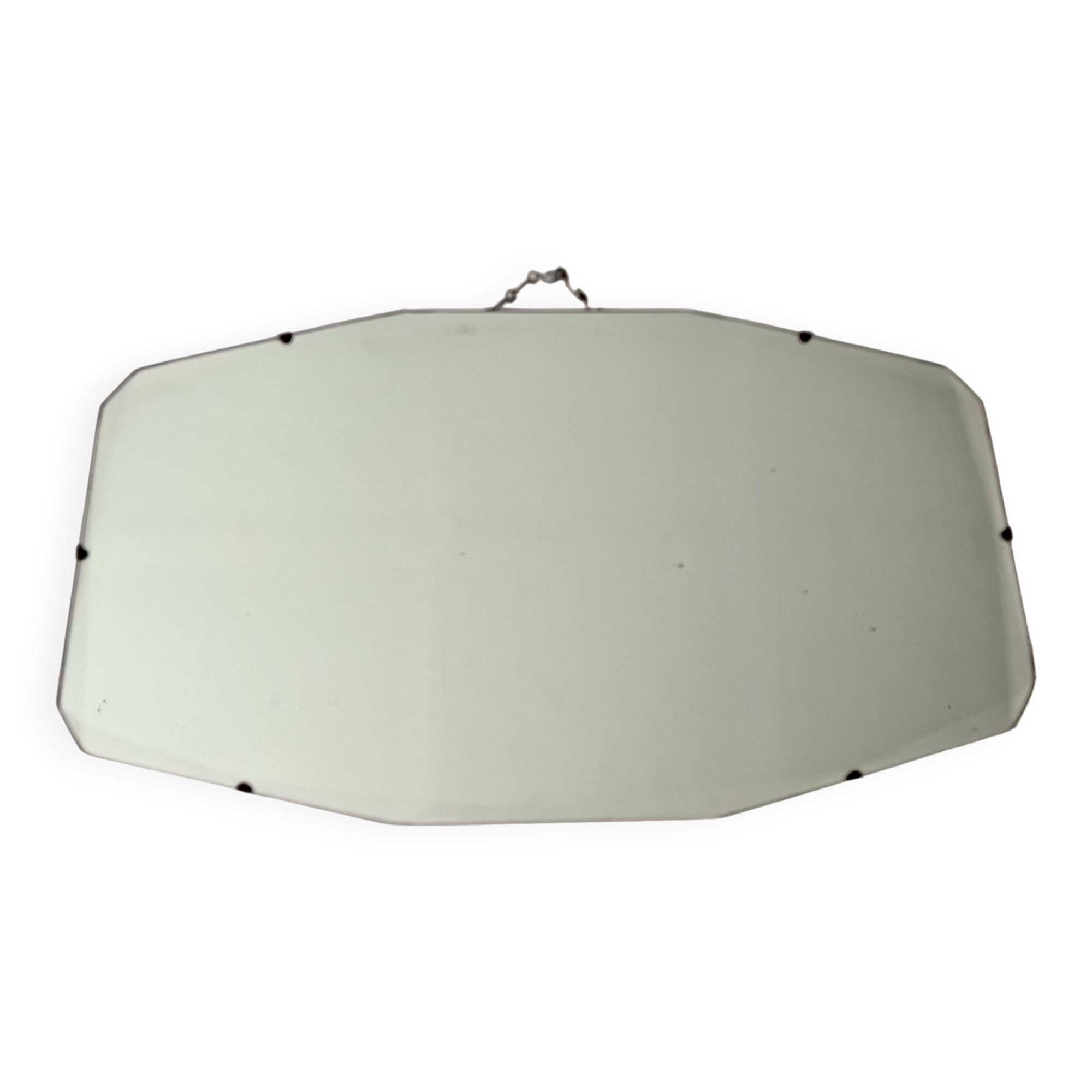 Vintage Wall Mirror with Bevelled Glass