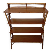 Rattan shelf