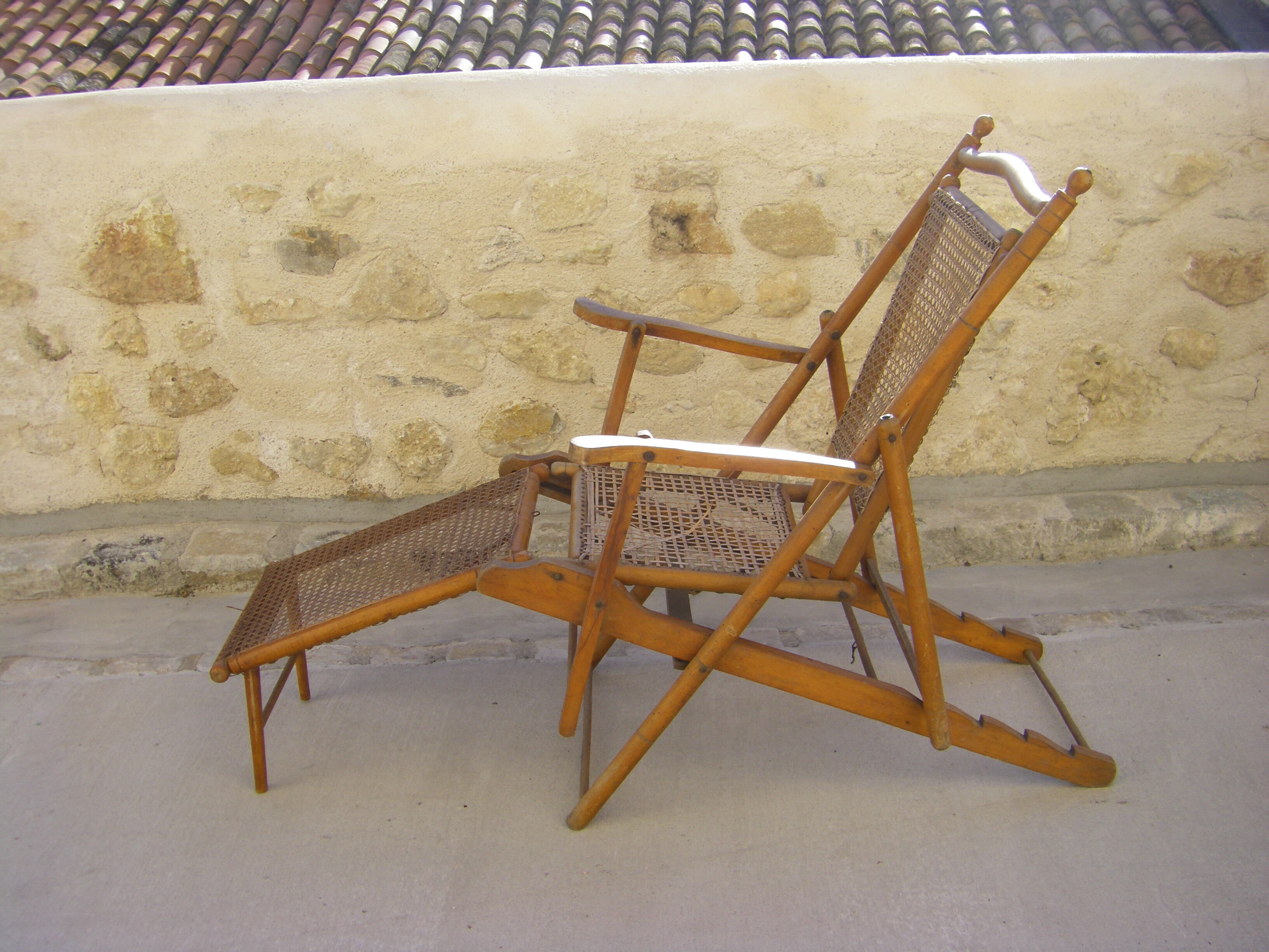 Old chaise longue circa 1900