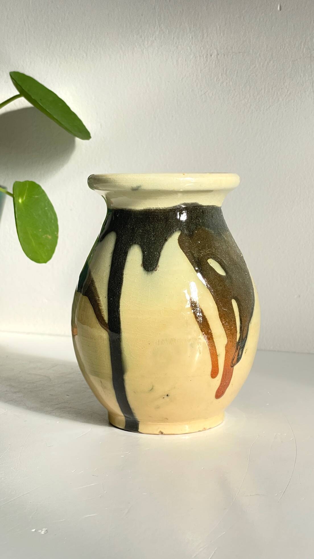 Vintage Ceramic Vase AEGITNA Vallauris FRANCE