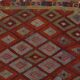 Tapis Kilim anatolien à motifs géométriques
