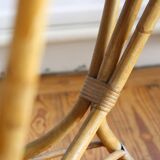 Nice rattan coffee table, vintage