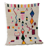 Handmade moroccan berber rug 138 x 104 cm