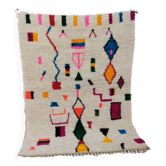 Handmade moroccan berber rug 138 x 104 cm