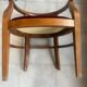Fauteuil de bureau art déco bois courbé - 30/40’s