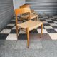 Set of 4 Møller 75 chairs in oak