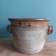 Puisaye sandstone ice bucket signed Jean-Pierre Prud'homme