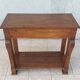 Walnut console restoration