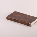 Teak wooden bottle opener, corkscrew and nutcracker set