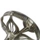 Art Nouveau figural centerpiece, silver-plated pewter, WMF, Germany, early 20th century