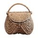 Vintage wicker bag with handle