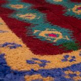 1970 Vintage Handmade Turkish Small Tulu Rug , 3'7'' x 4'4''