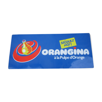 Plaque orangina