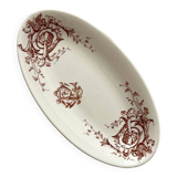 Oval ironstone dish "Joinville" KG Lunéville