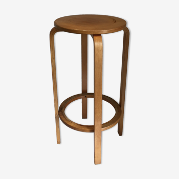 Tabouret haut scandinave en bois