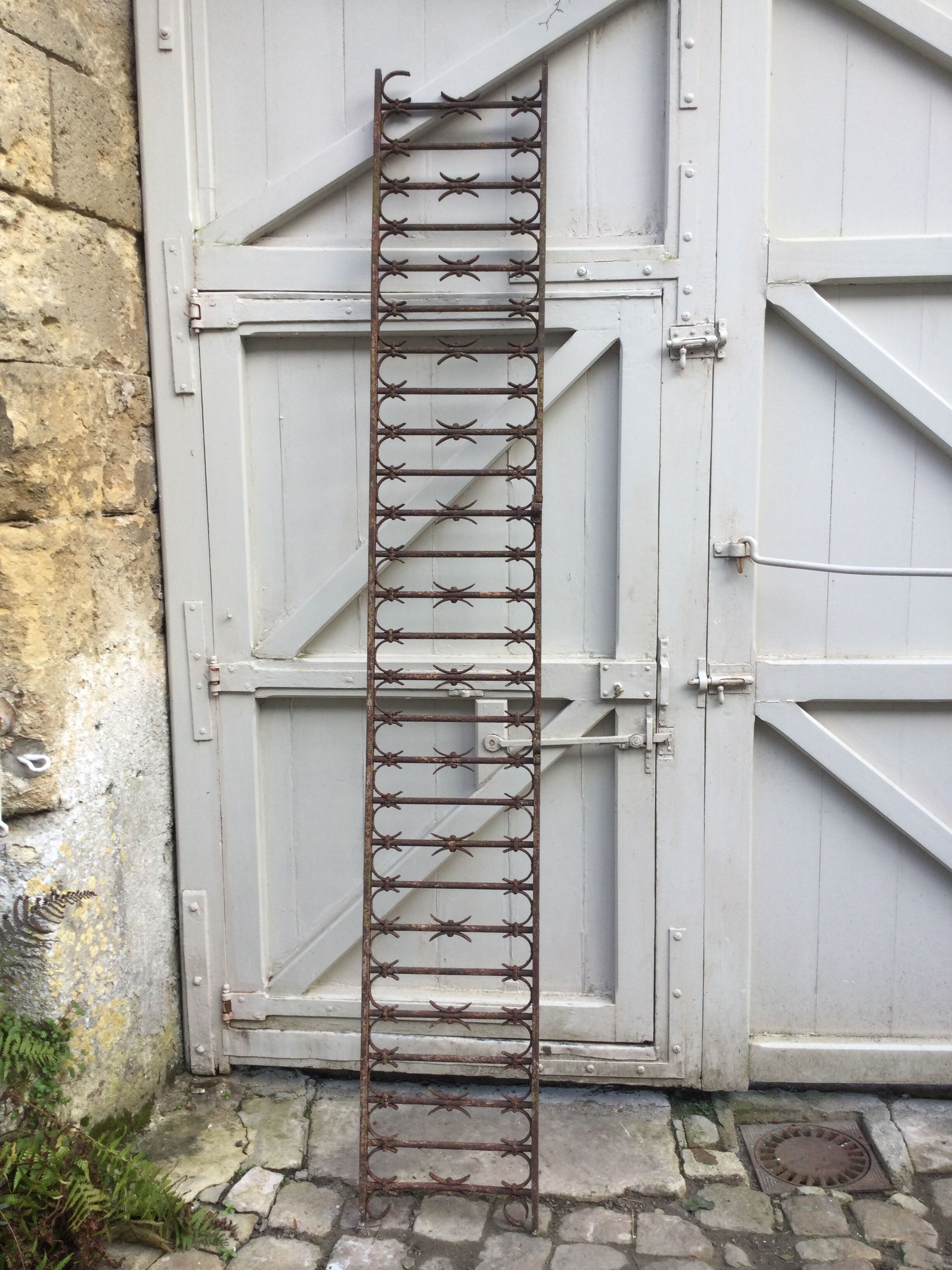 old wrought iron gate