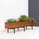 Vintage extra large teak planter