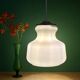 Vintage white opaline suspension globe