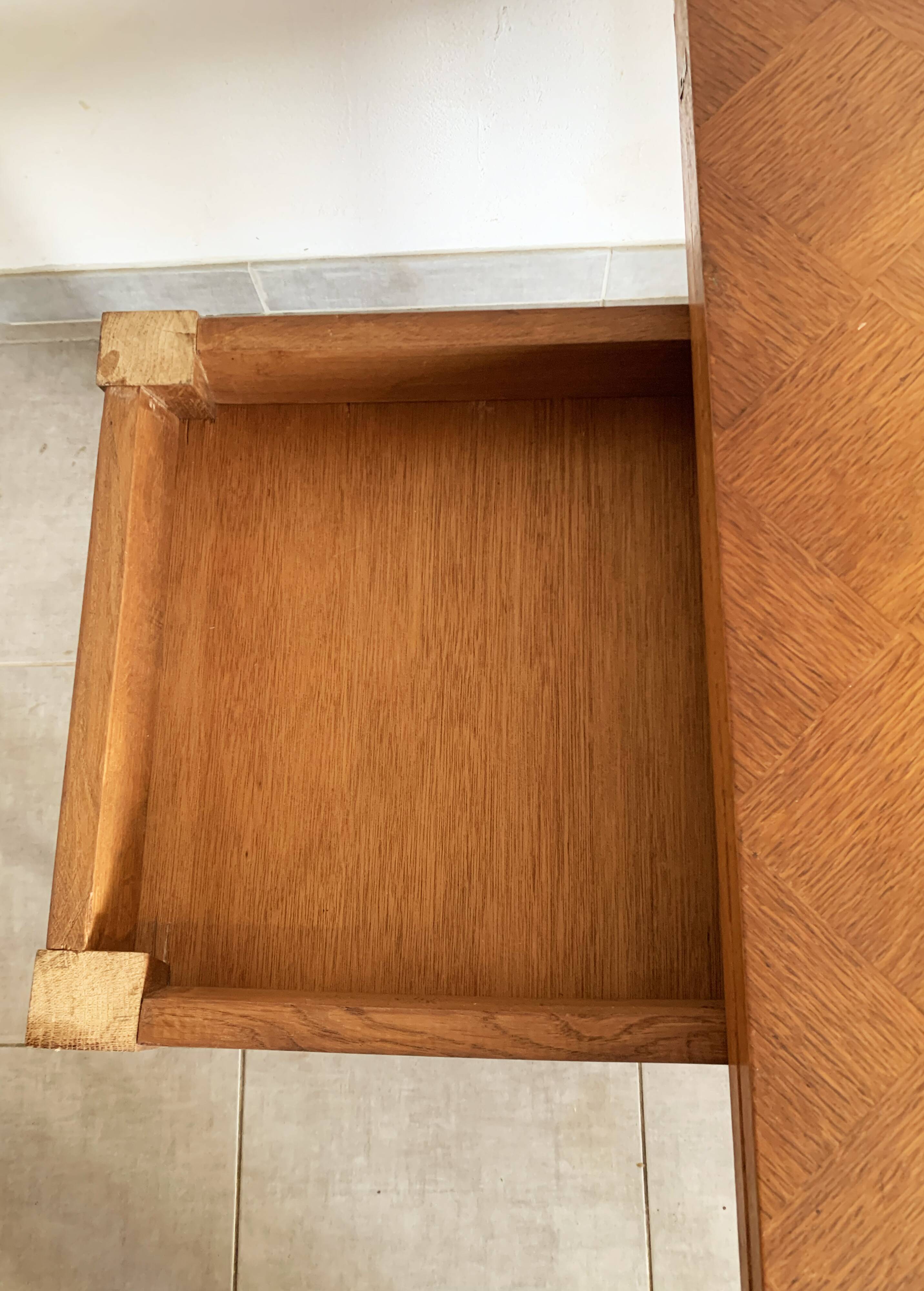 Table portefeuille vintage des années 60 en bois