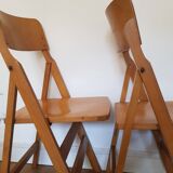 Lot de 2 chaises pliantes  Baumann