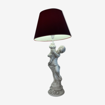 Lampe avec un enfant style grec