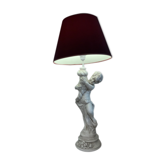 Lampe avec un enfant style grec