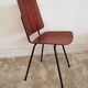 Vintage metal chair and teak