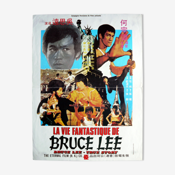 Original movie poster "The Fantastic Life of Bruce Lee"