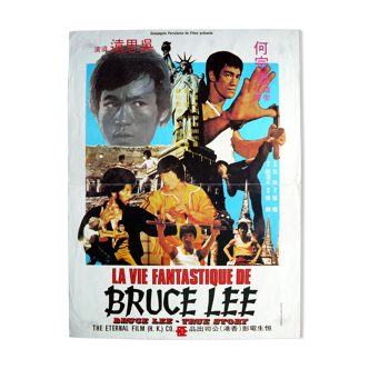 Original movie poster "The Fantastic Life of Bruce Lee"