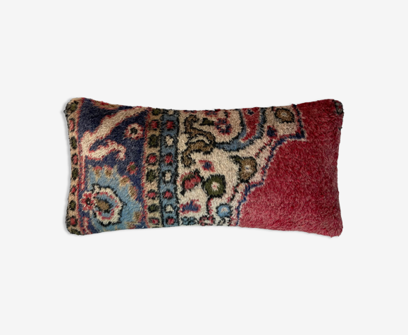 Housse de coussin nouée à la main turque, 30 x 60 cm