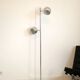 Lampadaire eyeball 2 feux en chrome
