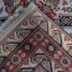 Handmade vintage Caucasian Zeyhur rug 130cm x 228cm 1950s