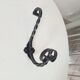 Vintage wrought iron coat rack