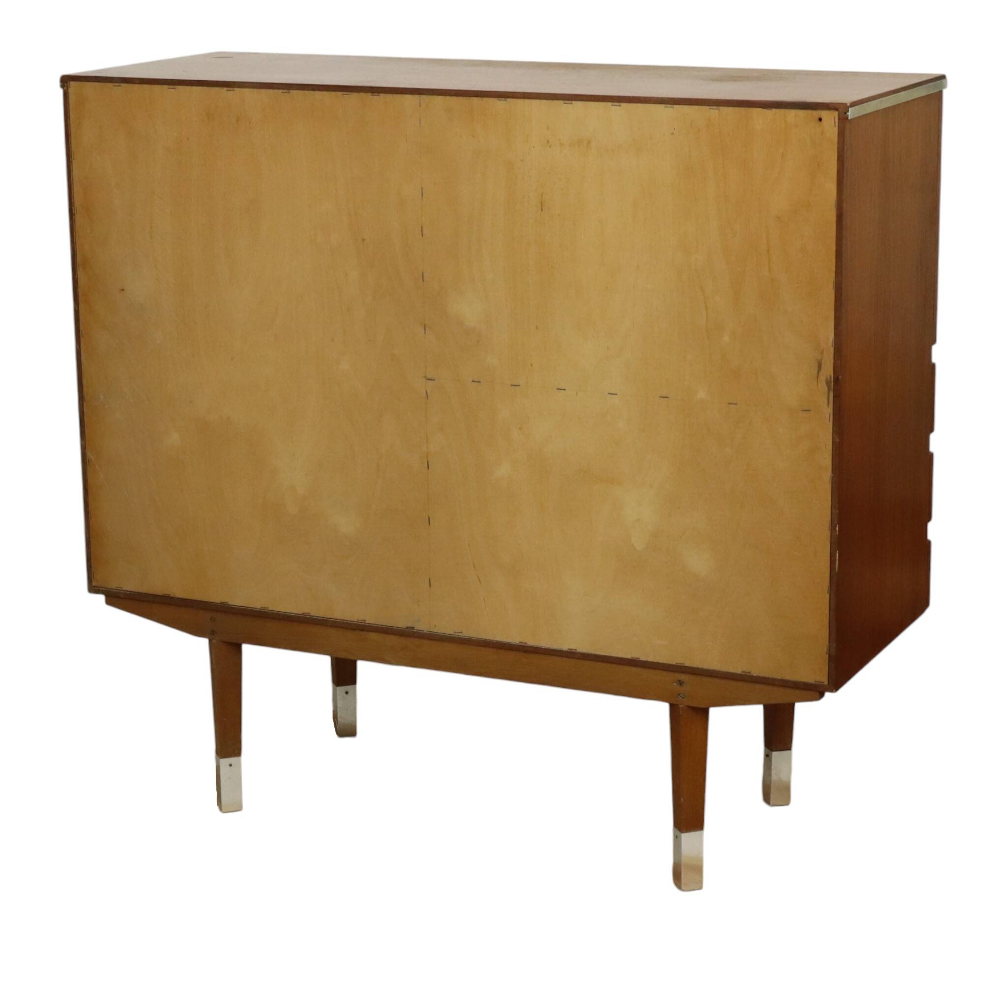 Meuble bar, buffet en placage de teck, années 1960