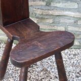 Wooden chair, mountain furniture, 1950s