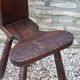 Wooden chair, mountain furniture, 1950s