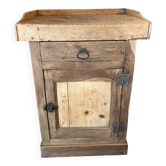 Renovated old butcher's block