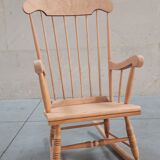 Wooden rocking chair 60's