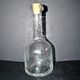 Vintage glass bubble carafe bottle from Biot H24cm